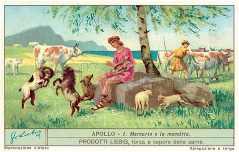 hermes stealing apollo's cattle.